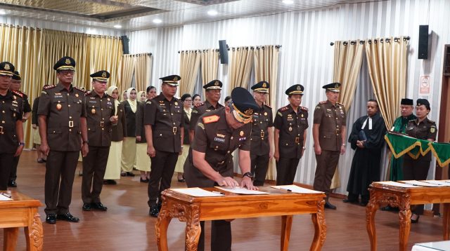 Pelantikan Pejabat Kejaksaan Sumut